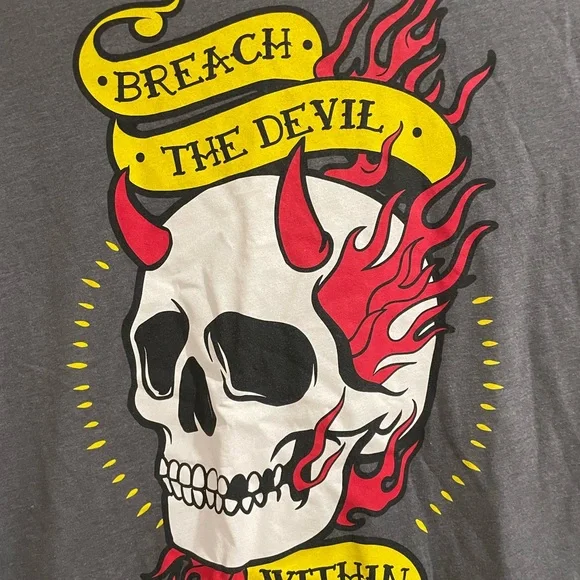 Zero Fox Trot Breach the Devil Within men’s shirt. Size Large. Made in the USA - Picture 2 of 11